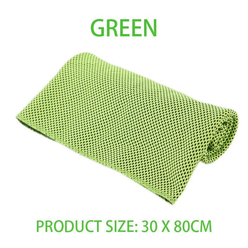 Outdoor Microfiber Quick Drying Sports Cooling Ice Towel Cold Sports Towel Fitness Cool Towel Camping